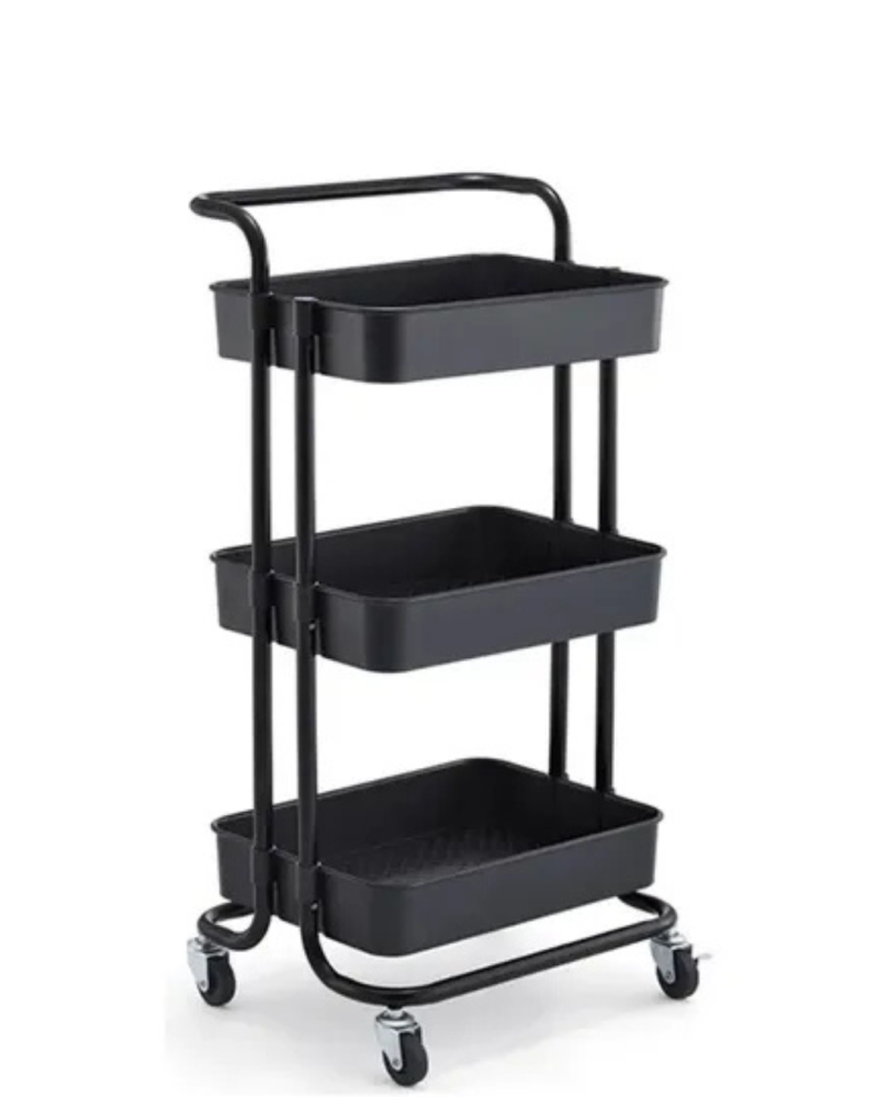 carrito auxiliar negro