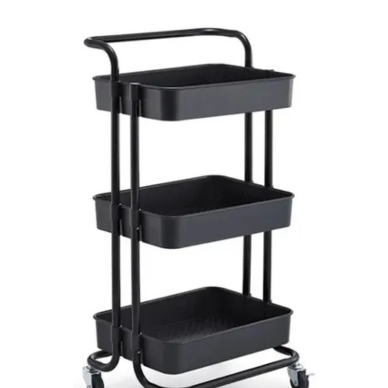 carrito auxiliar negro
