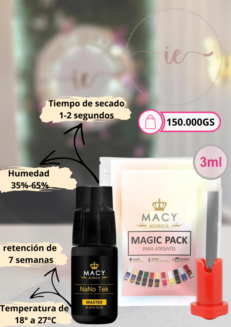 Pegamento para extensiones de pestañas nano